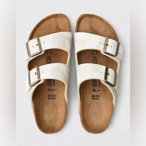 Birkenstock Sandals - Cream Camo Birkenstock Women main image 4